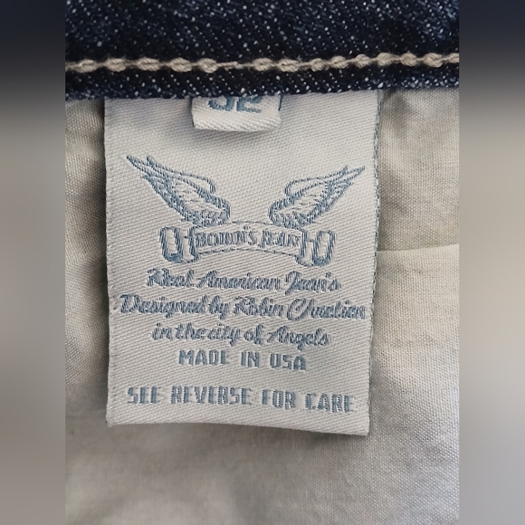 VINTAGE ROBIN'S JEANS LEATHER RIVETS. - Picture 6 of 7